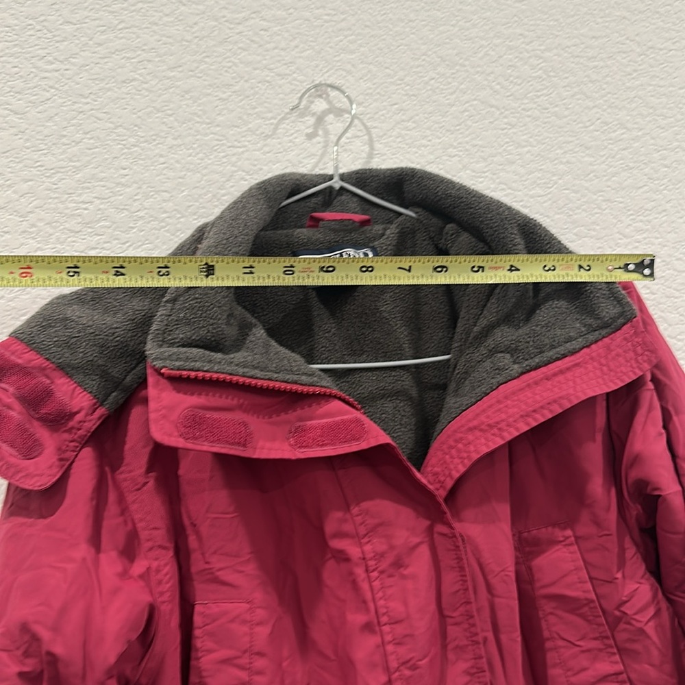 Lands Ends Hot Pink Jacket Petite Size XS 2-4 Good Condition - Picture 16 of 17